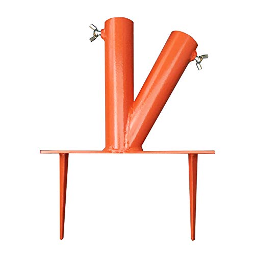 Hi Flame Hi-Flame Steel Parasol Holder with 2 Positions for Park, Patio, Beach - Image 1
