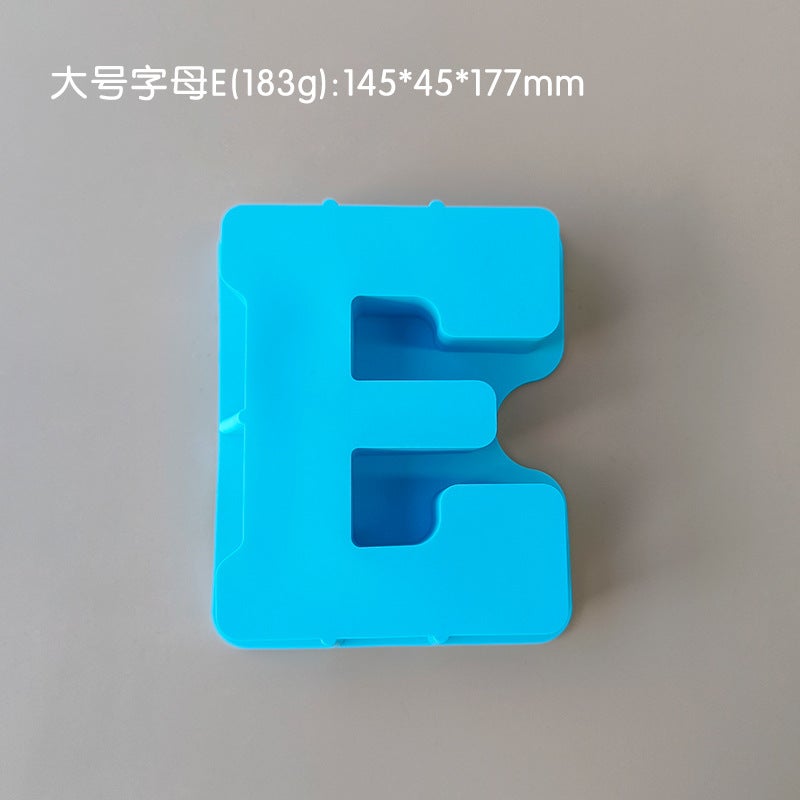Uppercase And Lowercase 26 English Letters Silicone Mold Diy Resin Ornament Single Letter Mold Cake Mold - Image 1