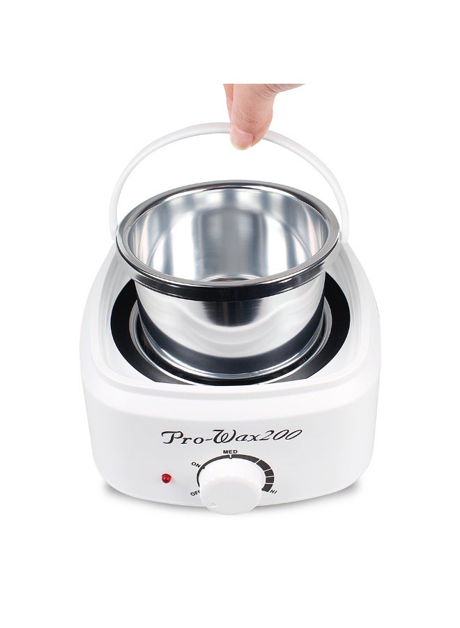 ProWax Electric Wax Warmer Pro Wax200X Hair Removal Heater Pot with Safe Operation Adjustable Heat Dial Fast Wax Melting System Ideal for Sensitive Skin Full Body Waxing at Home - Image 5