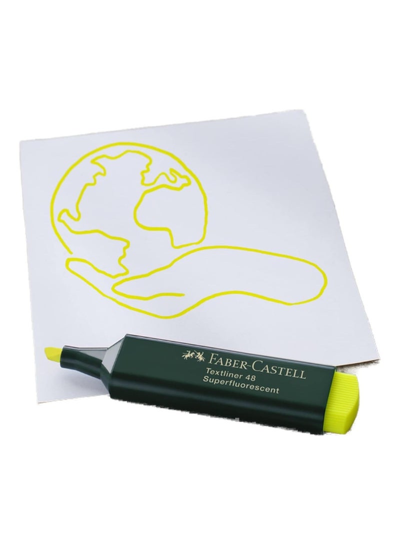 FABER-CASTELL 10-Piece Textliner Highlighter Yellow - Image 2