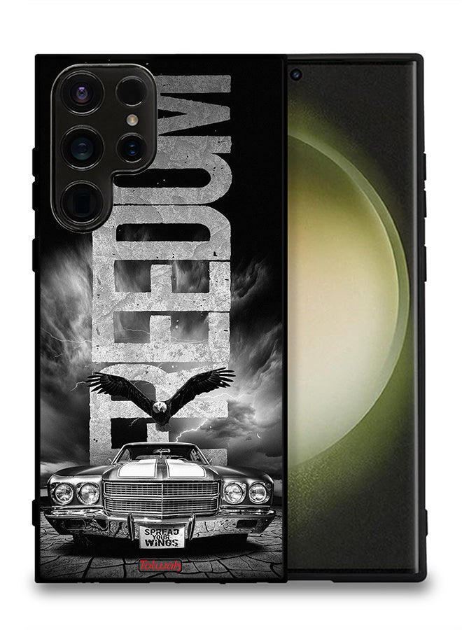 Tolwak Samsung Galaxy S23 Ultra 5G Protective Case Cover Freedom Art - Image 2