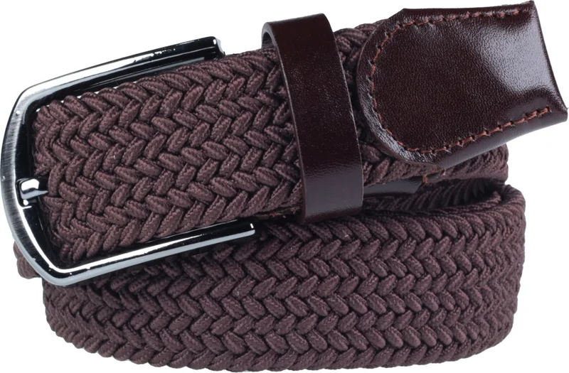 Deribond Woven Braided Men's Belt with Elastic, Stretch Features