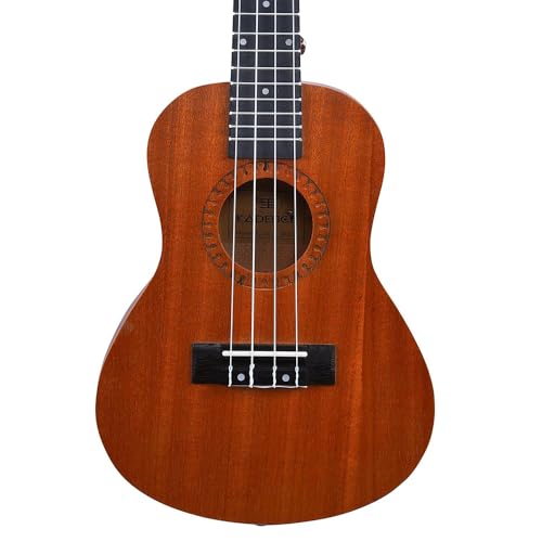 Kadence UKTWC Concert 23" Acoustic Ukulele | Sapele Wood | Comes with Bag | Includes Learning Course | Brown - Image 2