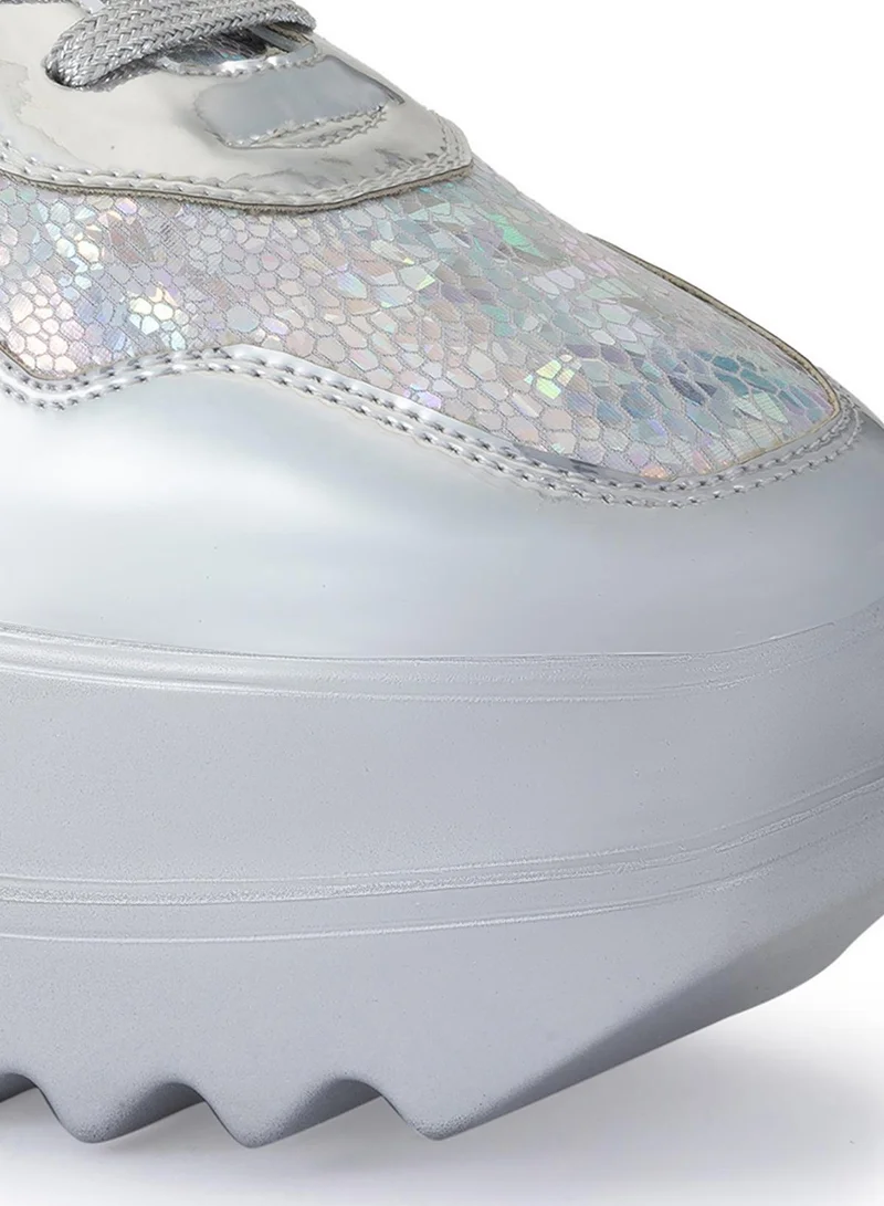 Anaar Anaar Disco 22 Signature Wedge Sneakers, Womens Festive, Special Occasion and Partywear Premium Shoes