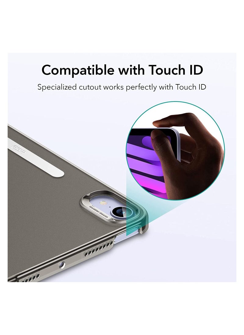 ESR Case Compatible with iPad mini 6 (8.3 inch, 2021) Smart Case with Trifold Stand, Magnetic Clasp, Auto Sleep/Wake, Slim Lightweight Case for iPad mini 6th Generation, Ascend Series, Black