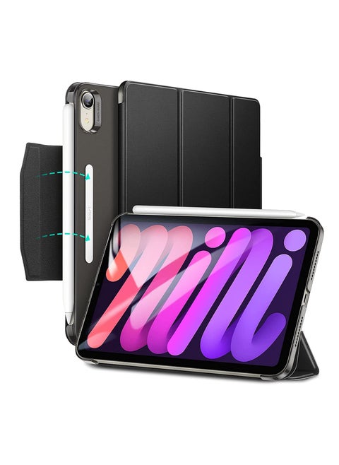 ESR Case Compatible with iPad mini 6 (8.3 inch, 2021) Smart Case with Trifold Stand, Magnetic Clasp, Auto Sleep/Wake, Slim Lightweight Case for iPad mini 6th Generation, Ascend Series, Black