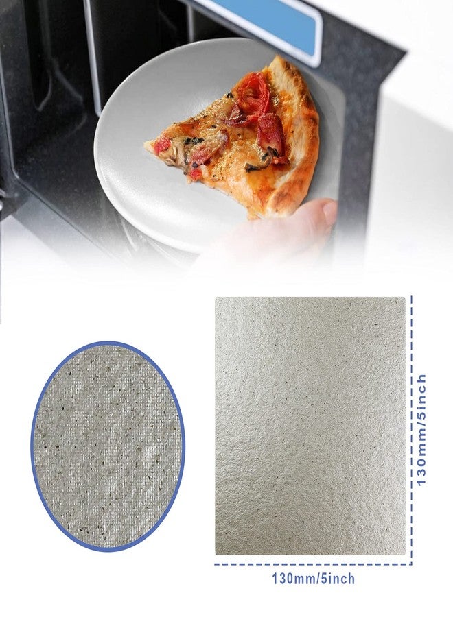 مايكرو تريدرز مجموعة مايكرو تريدرز من 10 قطع من ألواح رقائق الميكا العالمية، مقاس 130 × 130 مم، قابلة للقص حسب المقاس، لغطاء موجه الموجات في فرن الميكروويف، ملحق إصلاح واستبدال - Image 3
