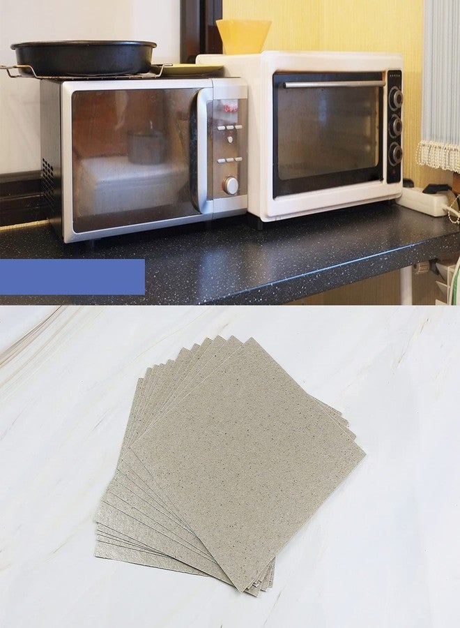 مايكرو تريدرز مجموعة مايكرو تريدرز من 10 قطع من ألواح رقائق الميكا العالمية، مقاس 130 × 130 مم، قابلة للقص حسب المقاس، لغطاء موجه الموجات في فرن الميكروويف، ملحق إصلاح واستبدال - Image 4