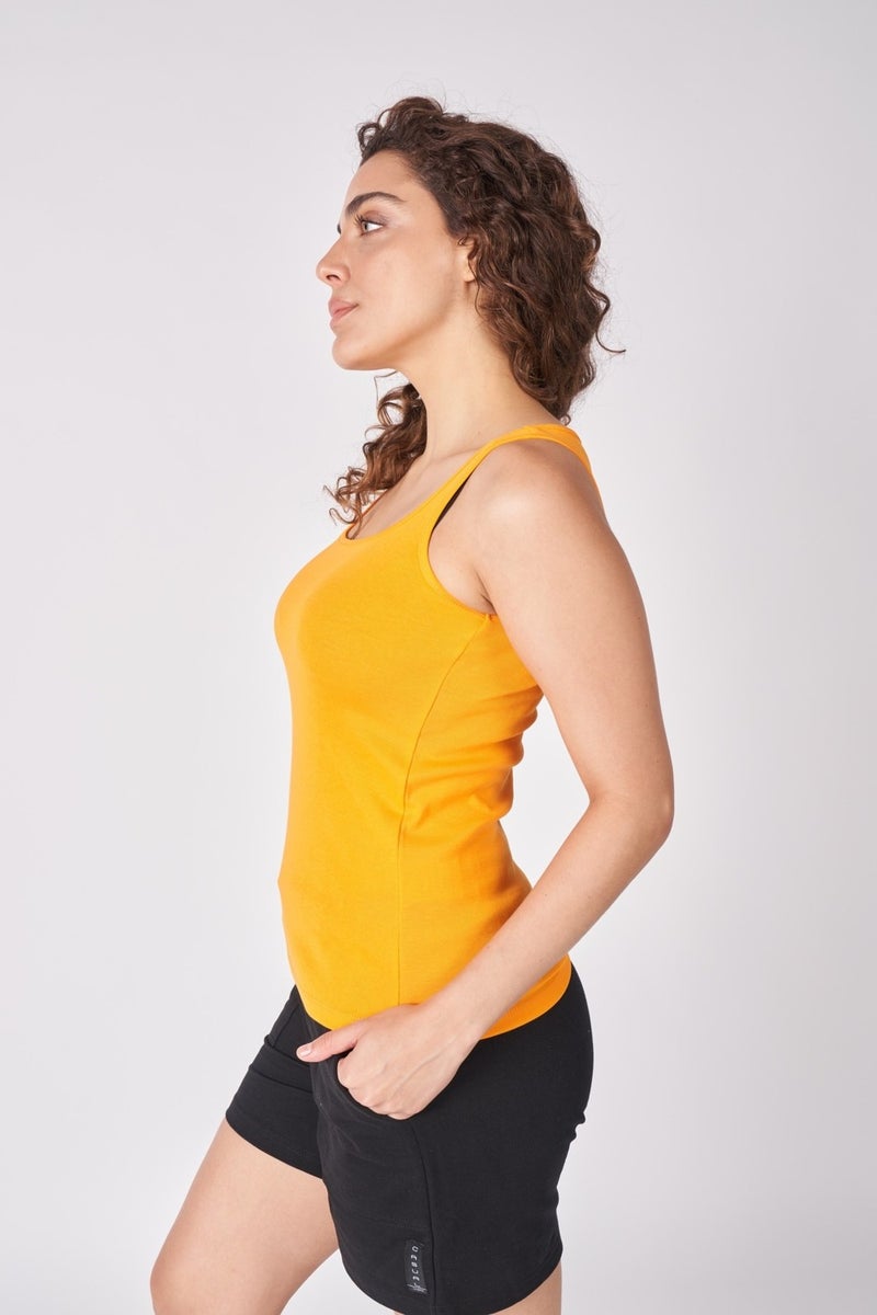 Defy's Women's 100% Cotton Wide Strap T-Shirt  - Image 2
