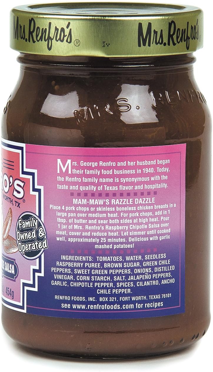 Mrs. Renfro's Raspberry Chipotle Salsa - 16 Ounce - Image 3