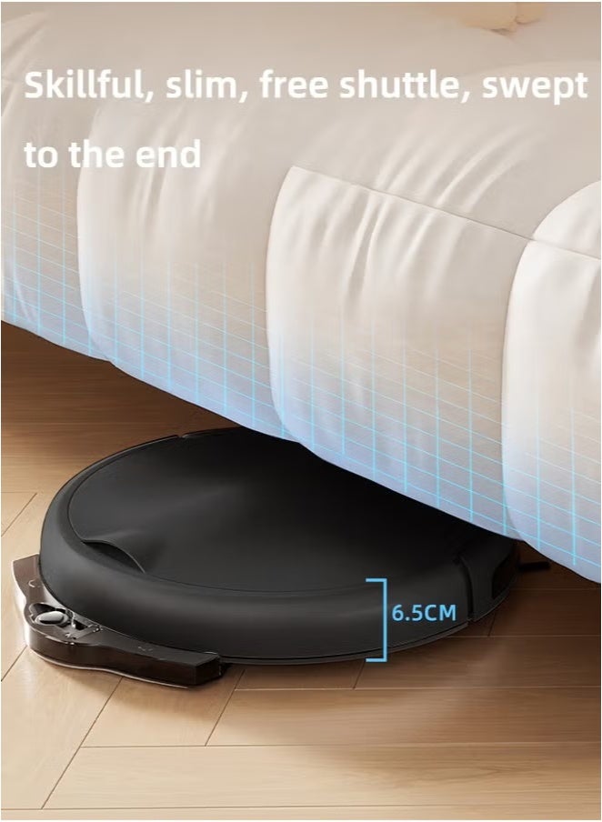 Favarey Robot Vacuum Cleaner Hybrid Robot Vacuum Cleaner with Mop Dynamic Navigation 2500 Pa Strong Suction 6-in-1 Vacuum and Mop Ultra-Slim App Active Obstacle Avoidance - Image 2