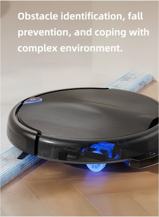 Favarey Robot Vacuum Cleaner Hybrid Robot Vacuum Cleaner with Mop Dynamic Navigation 2500 Pa Strong Suction 6-in-1 Vacuum and Mop Ultra-Slim App Active Obstacle Avoidance - Image 4
