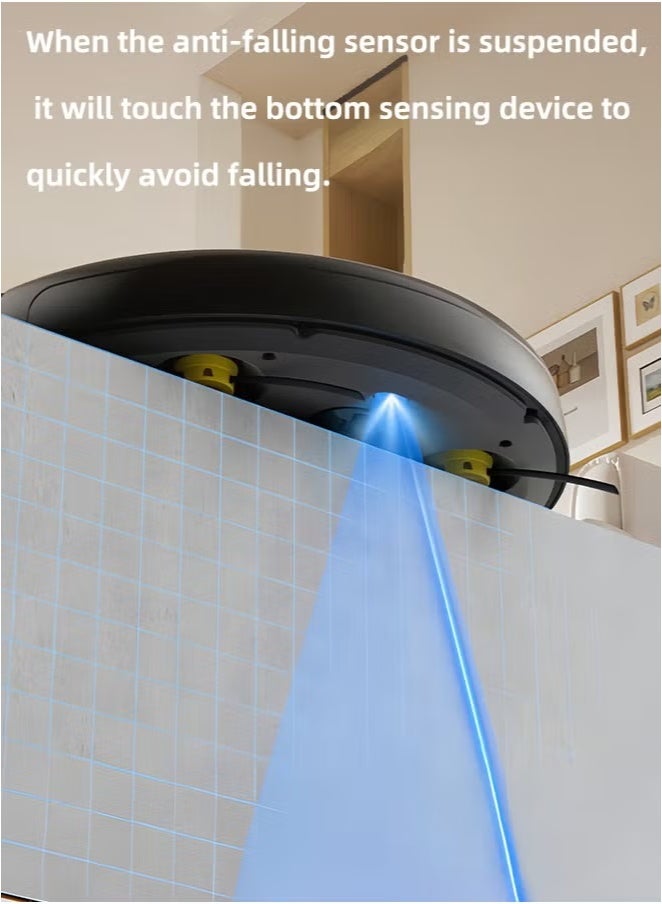 Favarey Robot Vacuum Cleaner Hybrid Robot Vacuum Cleaner with Mop Dynamic Navigation 2500 Pa Strong Suction 6-in-1 Vacuum and Mop Ultra-Slim App Active Obstacle Avoidance - Image 5