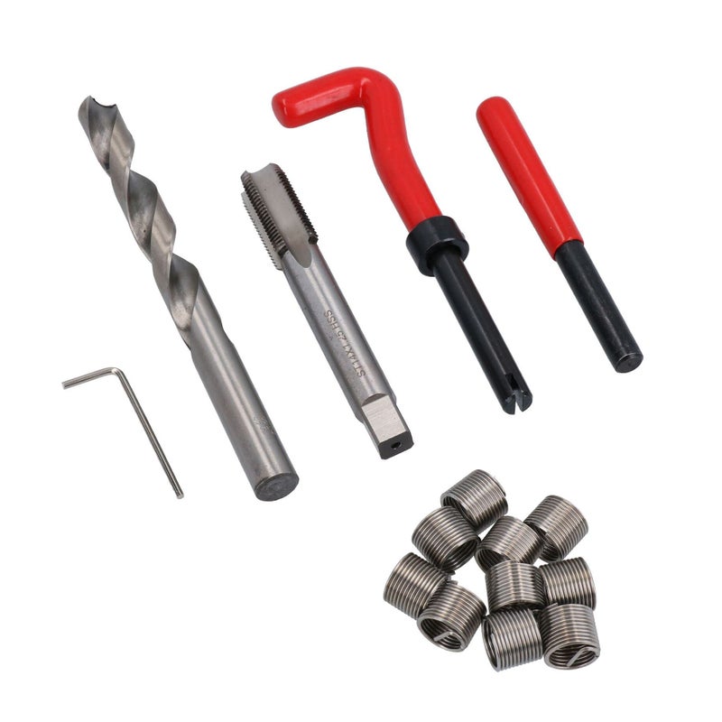 AB Tools-Neilsen M12 x 1.25mm Thread/Tap Repair Cutter kit helicoil 15pc Set Damaged Thread - Image 1