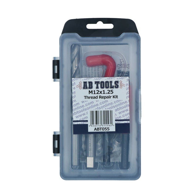 AB Tools-Neilsen M12 x 1.25mm Thread/Tap Repair Cutter kit helicoil 15pc Set Damaged Thread - Image 4