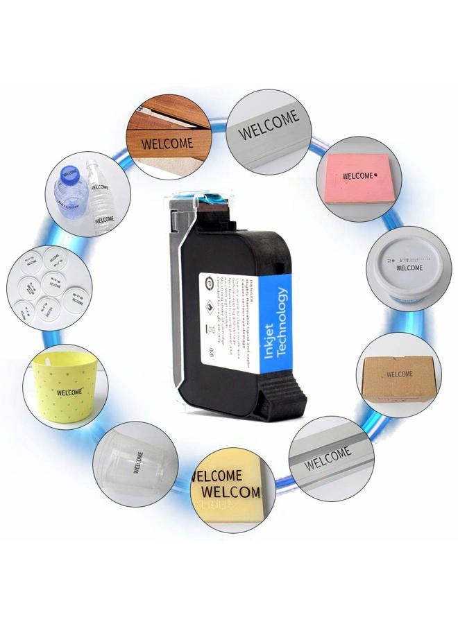 TOAUTO Handheld Portable Inkjet Printer Intelligent Mobile Printer with 5.6 Inch Touchscreen and Build-in Rechargeable Battery Easy Operate for Labeling and Coding Printing (Ink Cartridge(Black) - Image 5