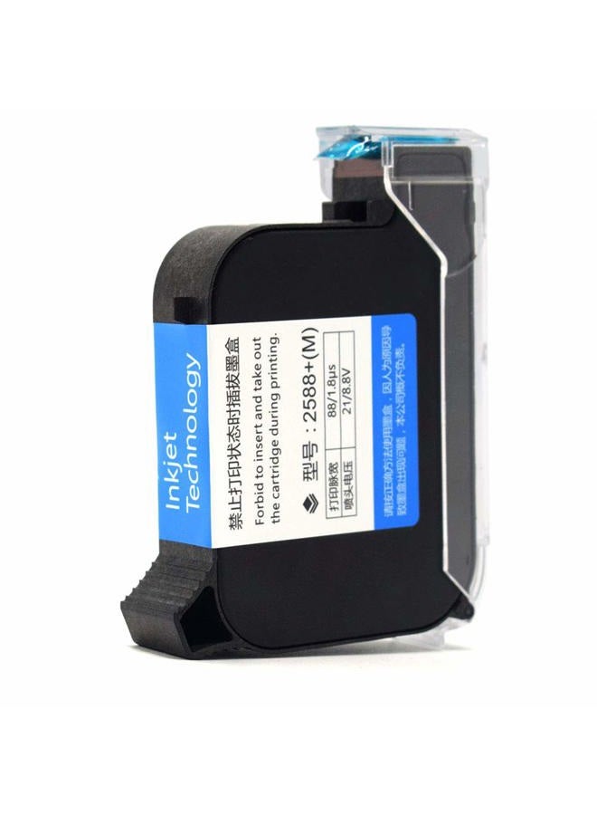 TOAUTO Handheld Portable Inkjet Printer Intelligent Mobile Printer with 5.6 Inch Touchscreen and Build-in Rechargeable Battery Easy Operate for Labeling and Coding Printing (Ink Cartridge(Black) - Image 1