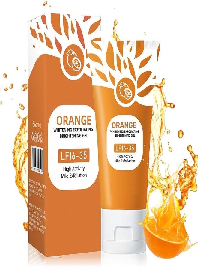 REEUZA Orange Enzyme Exfoliating Gel for Face & Body | Deep Cleansing & Brightening | Dead Skin Remover | Pore Cleansing Scrub | All Skin Types - Image 1