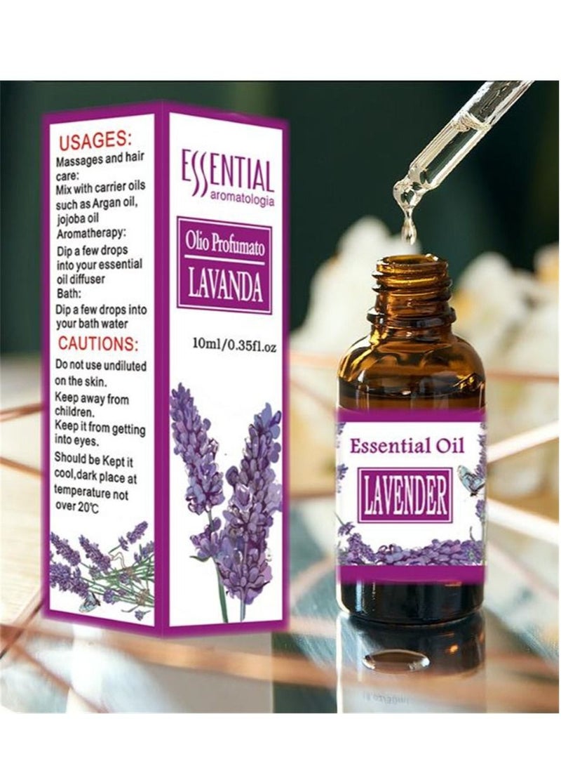 12-Piece Essential Oil Set Clear 10ml  - Image 2