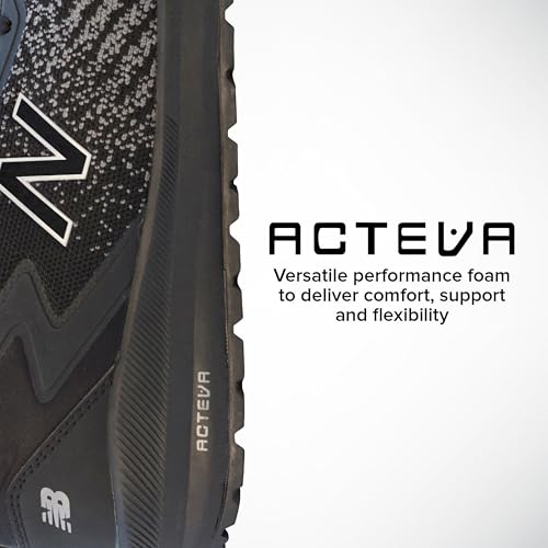New Balance Composite Toe Safety Shoe for Men Speedware - Slip Resistant, Puncture Resistant, Electrical Hazard, Black, 9 Wide - Image 5