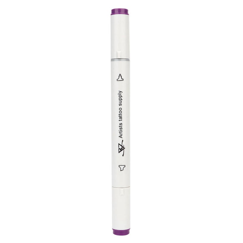 Tattoo Marking Pen: Dual Thick & Fine Tips - Non-Toxic Quick-Drying Ink Skin Marker for Tattoo Design, Piercing Positioning & Skin Marking - Image 1
