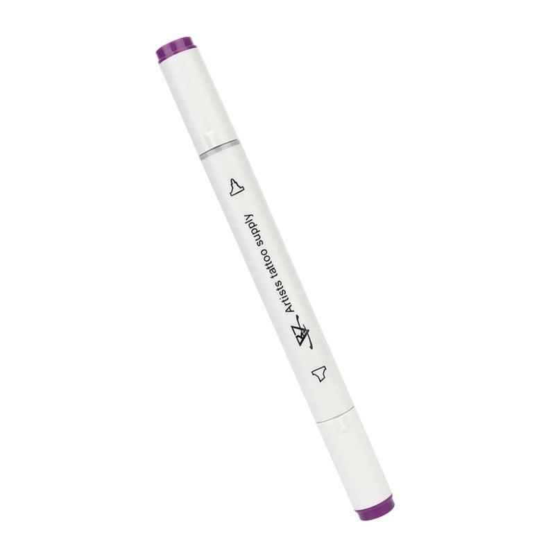 Tattoo Marking Pen: Dual Thick & Fine Tips - Non-Toxic Quick-Drying Ink Skin Marker for Tattoo Design, Piercing Positioning & Skin Marking - Image 4