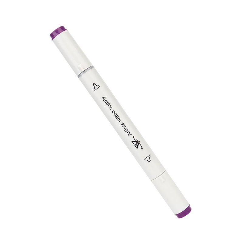 Tattoo Marking Pen: Dual Thick & Fine Tips - Non-Toxic Quick-Drying Ink Skin Marker for Tattoo Design, Piercing Positioning & Skin Marking - Image 5