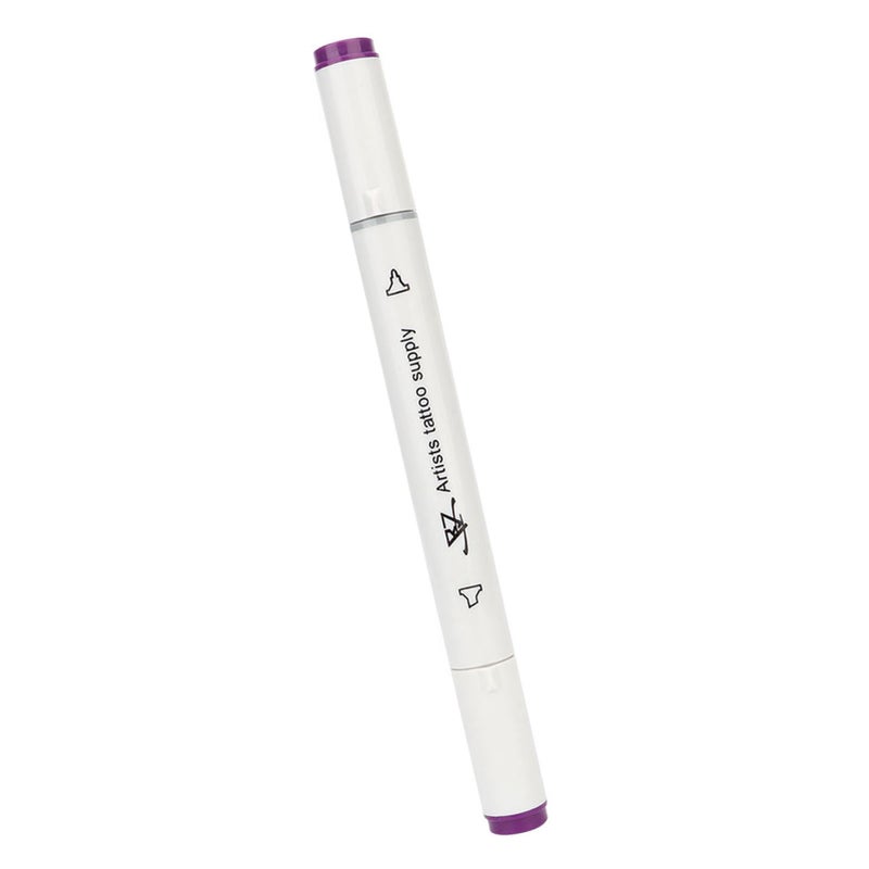 Tattoo Marking Pen: Dual Thick & Fine Tips - Non-Toxic Quick-Drying Ink Skin Marker for Tattoo Design, Piercing Positioning & Skin Marking - Image 2