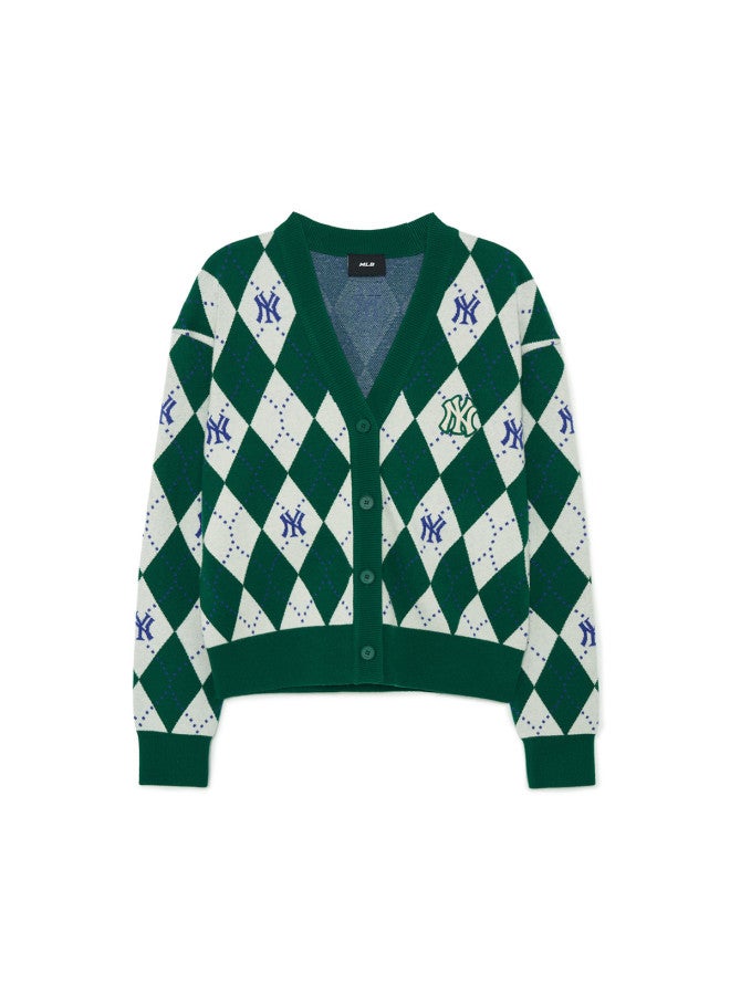 MLB Women'S Quilted Floral Print Cardigan Embroidered Logo Casual Jacket Trendy Spring Autumn Kcm01 - Image 2