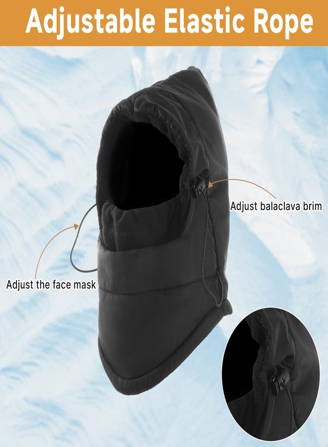 Clothclose Balaclava Ski Mask for Men, Lining Windproof Ski Face Mask for Women, Adjustable Winter Cold Weather Face Cover, Navy Blue Camo, One size - Image 5