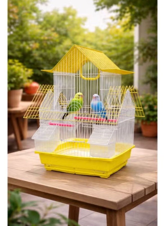 Petto W108  Bird Cage 30×23×39 cm | Durable Metal Cage for Small Birds - Image 1