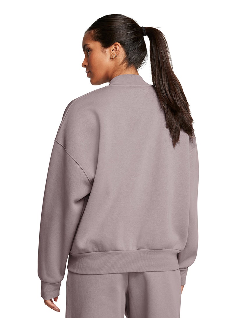 UNDER ARMOUR Icon Fleece Varsity Jacket  - Image 2