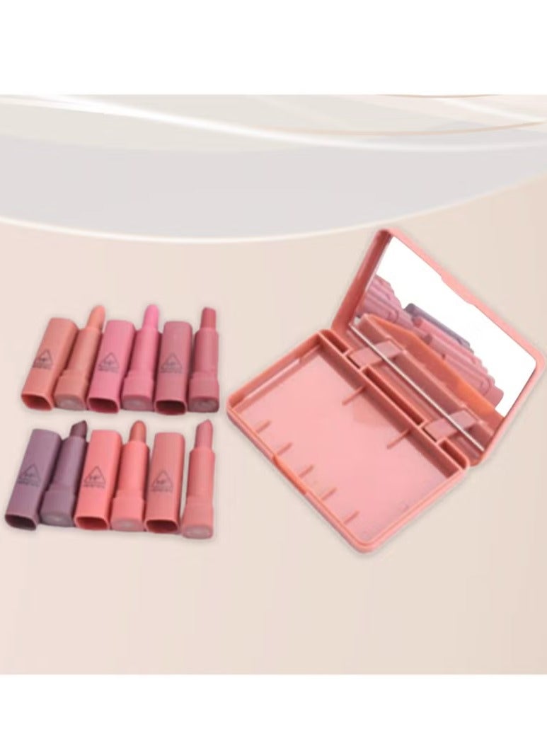 Heng Fang 6-Piece Lipsticks Mini Set Multicolour - Image 4