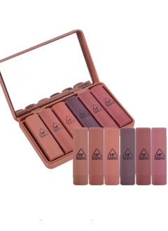 Heng Fang 6-Piece Lipsticks Mini Set Multicolour  - Image 2