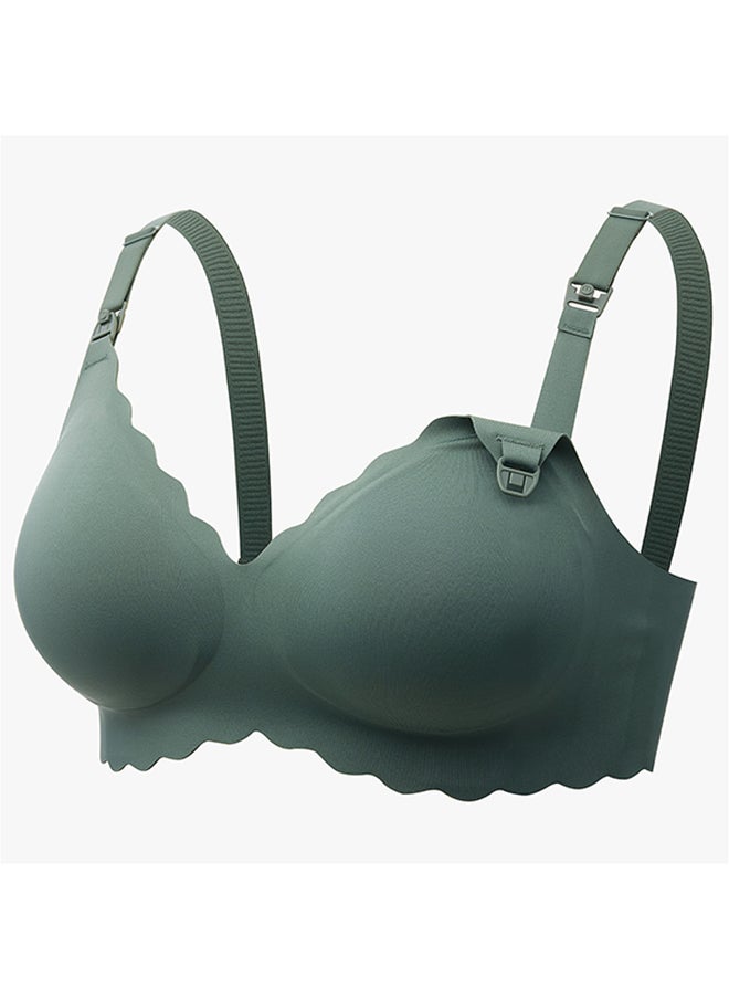 Momcozy Maternity & Nursing Bra - YN46 - Green - S  - Image 3