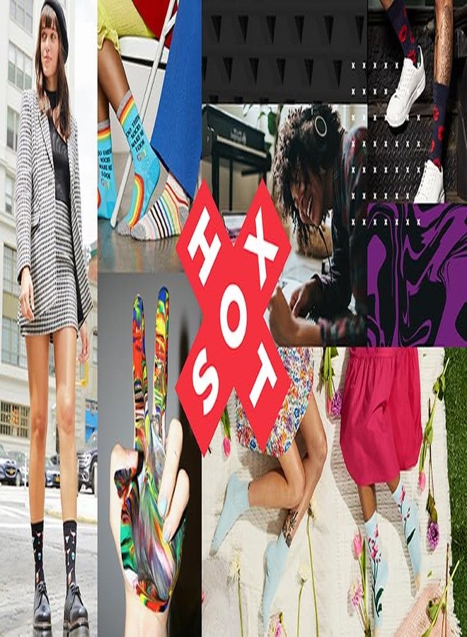 Hot Sox Hotsox Women's Artist Series Bundle 6 Pack, Multi-Colored, Women's 4-10 - Image 2