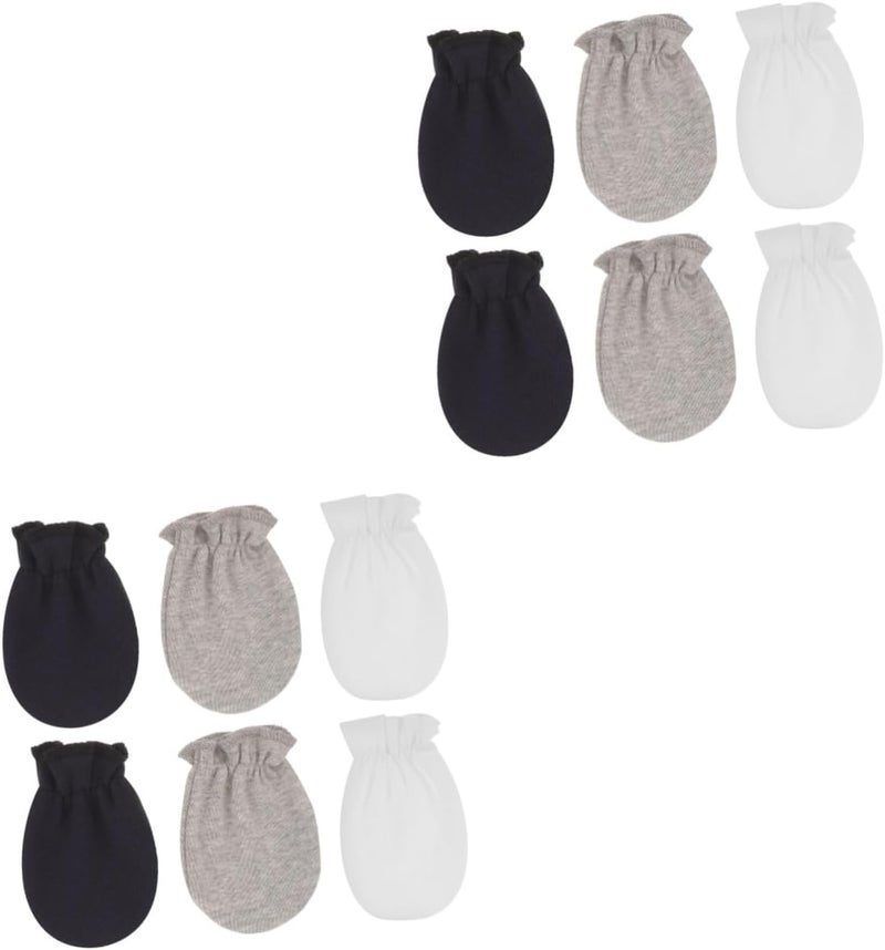 2 Pairs Baby Scratch Mittens Newborn Boy Girl Anti Scratch Gloves - Image 1