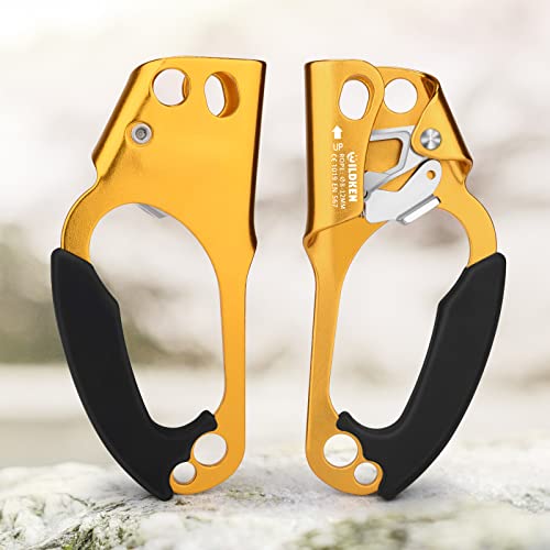 WILDKEN Climbing Hand Ascender Outdoor Mountaineering Tree Arborist Climbing Rappelling Equip Hand Ascender for 8-12MM Rope Left Right Hand Ascender - Image 3