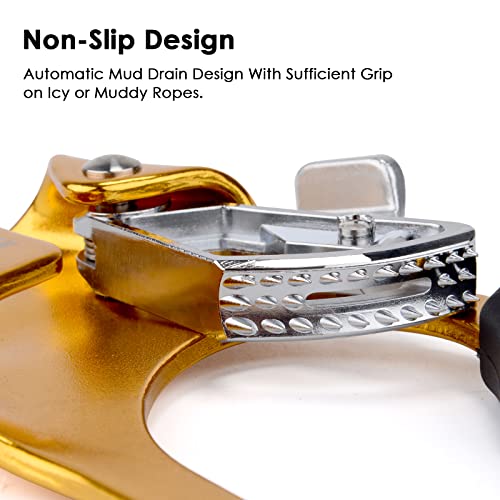 WILDKEN Climbing Hand Ascender Outdoor Mountaineering Tree Arborist Climbing Rappelling Equip Hand Ascender for 8-12MM Rope Left Right Hand Ascender - Image 5