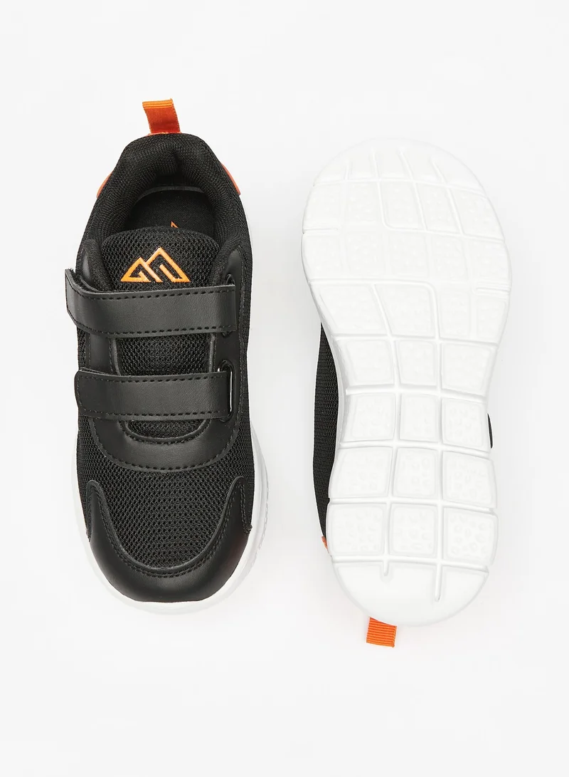 شو اكسبرس Boys Textured Sports Shoes with Hook and Loop Closure