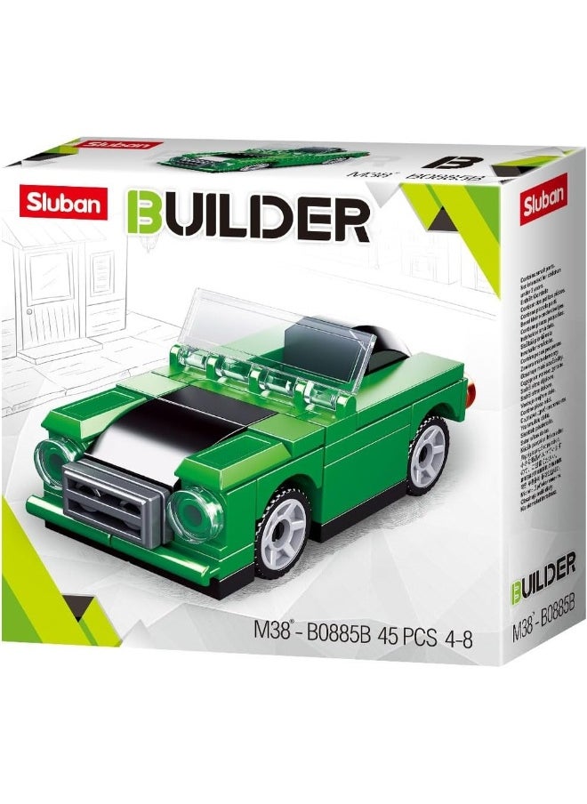 Sluban Sluban - Builder Sports Car Model 2 45 Pieces - M38-B0885B  - Image 1