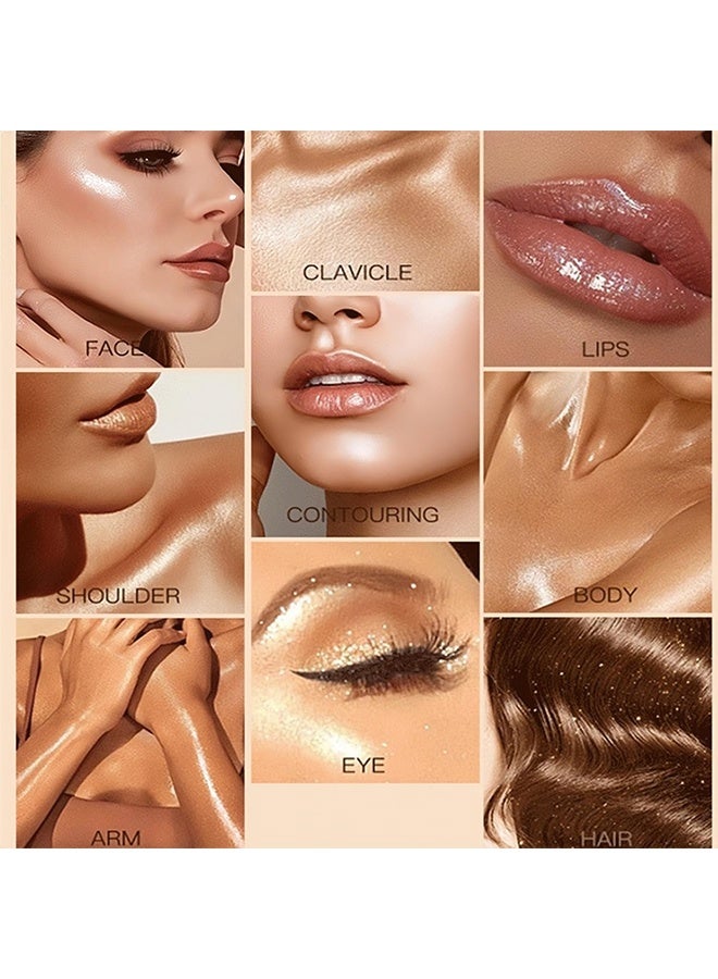 Ushas Glitter Spray, Long-Lasting Body Shimmer Spray 110 ML, Glitter Makeup for Face Body, Festival Glitter for Birthday Party (#03) - Image 5