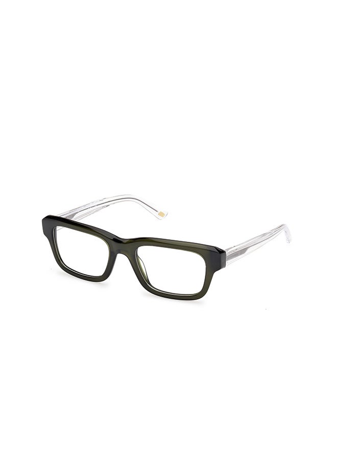 SKECHERS إطارات نظارات مستطيلة للرجال باللون الأخضر الداكن اللامع SKECHERS SE5007409653 53 مم - Image 1