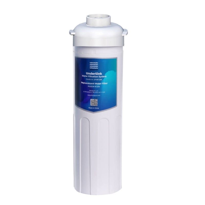 DRINKPOD 20 000 Gallon Replacement Water Filterpod Cartridge for Drinkpod Under Sink Water System - Image 1