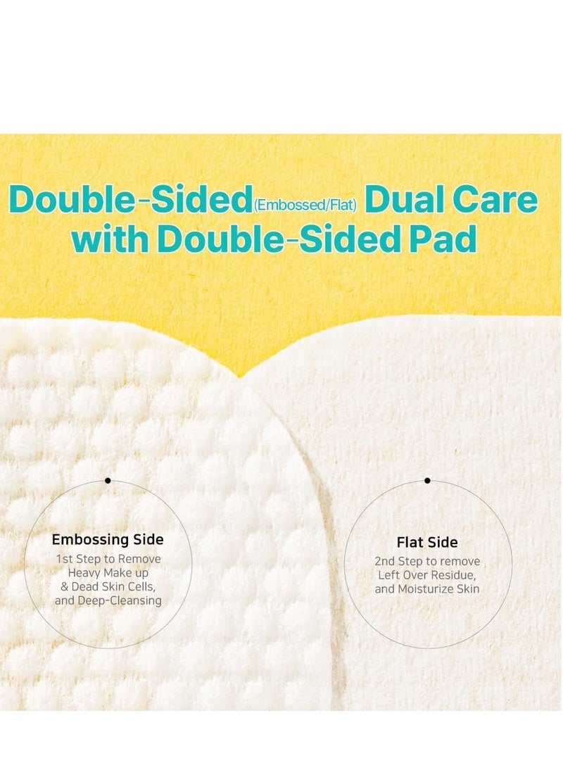 Ariul Makeup Remover Pads Soft Quick Waterproof Makeup Remover Pads Double-Sided Makeup Remover Pads Purefull Stress Relief 30 Count - Image 4