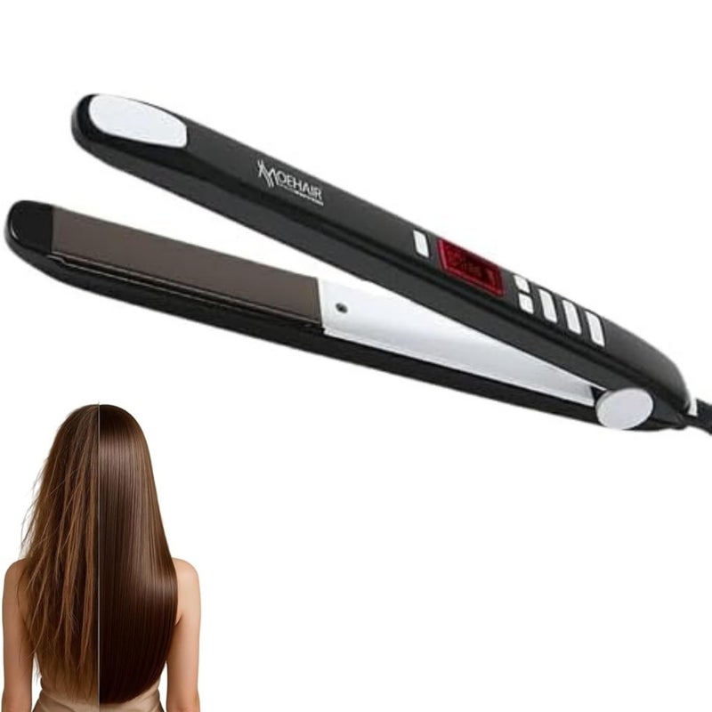 Hair Straighteners – Ceramic Smooth‑Glide Plates for Sleek & Frizz‑Free Styling, 30s Fast Heat‑Up Straightening & Smoothing Flat Iron, Worldwide Use