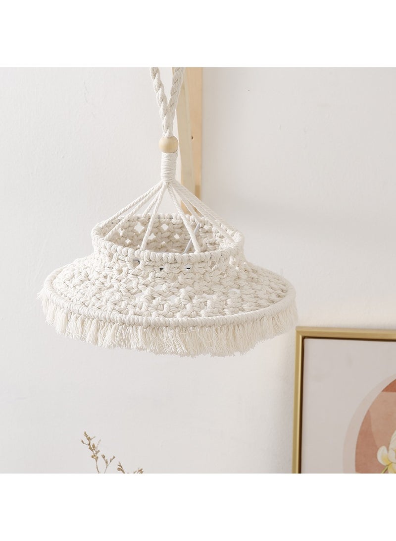 Woven chandelier hand-woven charm creative homestay home soft decoration decorative lampshade - Image 2