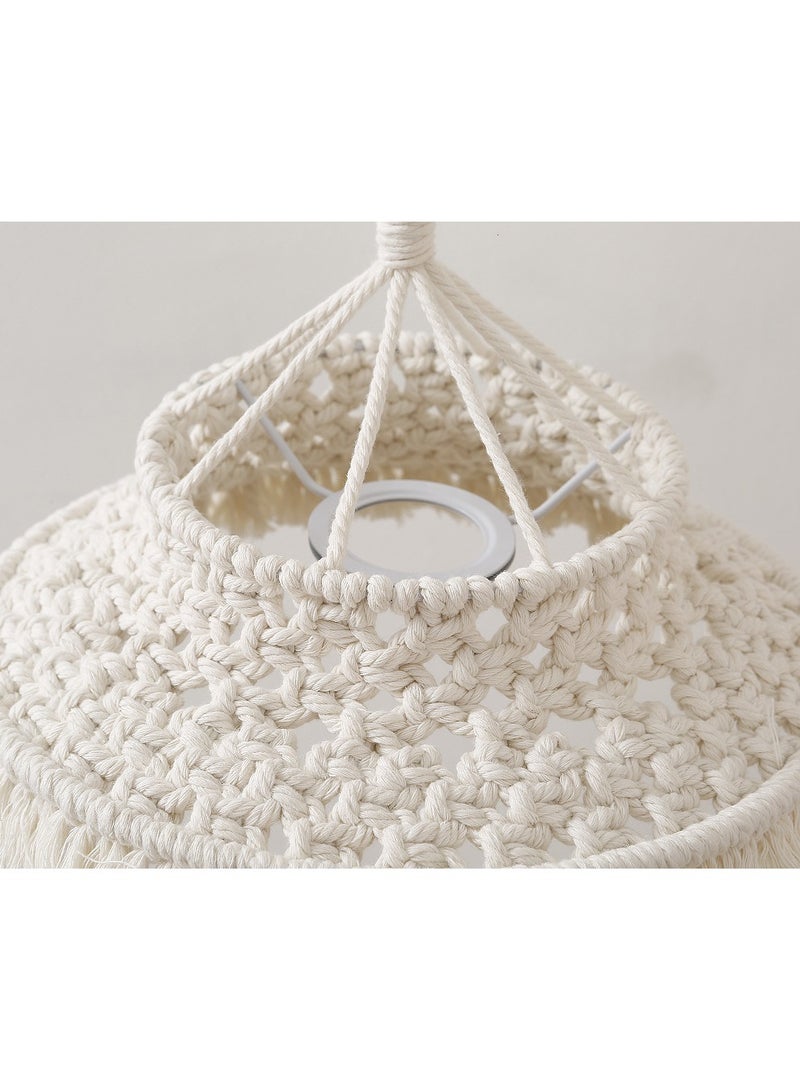 Woven chandelier hand-woven charm creative homestay home soft decoration decorative lampshade - Image 5