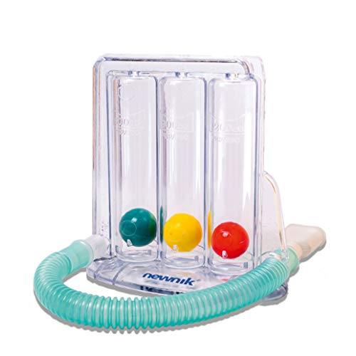 Newnik RE201 Respiratory Exerciser | 3-Ball Lung Exerciser for Breathing Improvement & Lung Capacity Training | BPA-Free & Easy to Use - Image 1