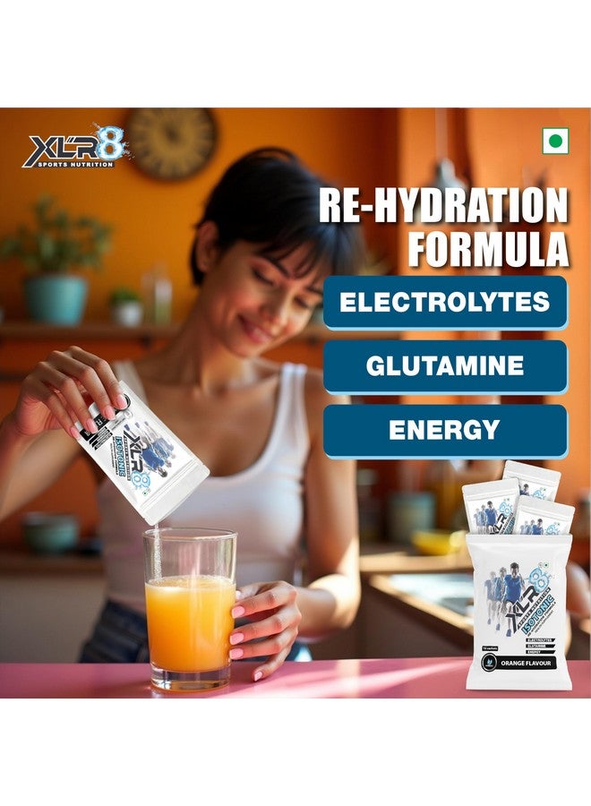 XLR8 Electrolytes Powder | Energy Drink Hydration Powder - Orange, 300g & Shaker | Isotonic Gym Workout & Endurance Supplement - Image 2